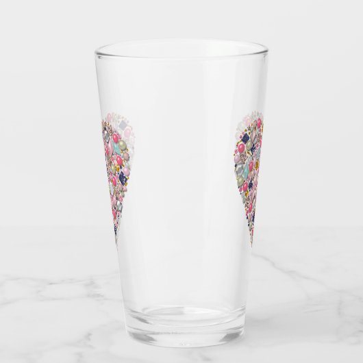 Hartslag van kralen glas (Links)