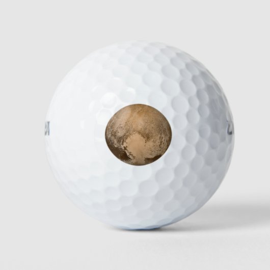Hartslag van Pluto Golfballen (Voorkant)