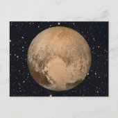Hartslag van Pluto Starry Sky Briefkaart (Voorkant)
