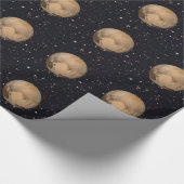 Hartslag van Pluto Starry Sky Cadeaupapier (Hoek)