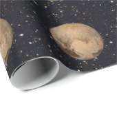 Hartslag van Pluto Starry Sky Cadeaupapier (Rol Hoek)