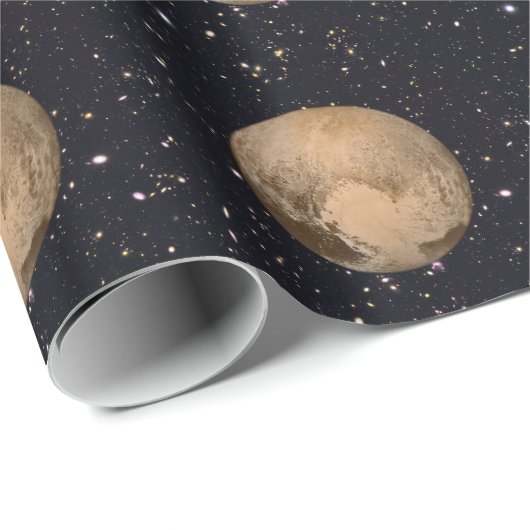 Hartslag van Pluto Starry Sky Cadeaupapier (Rol Hoek)