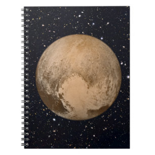 Hartslag van Pluto Starry Sky Notitieboek