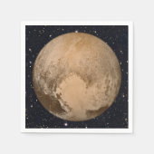 Hartslag van Pluto Starry Sky Servet (Voorkant)