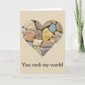 Hartslag van Rocks Valentijn Feestdagen Kaart (Voorkant)