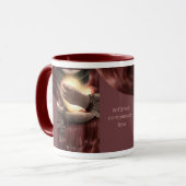 Hartslag ["zachte compassie liefde"] mok (Voorkant links)