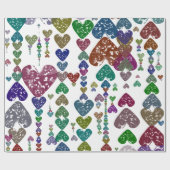 Hartslagen Cadeaupapier (Vlak)