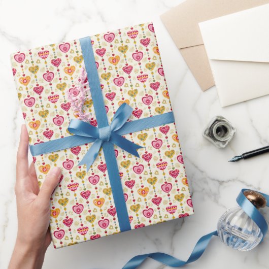 Hartslagen Liefde Cadeaupapier (Geschenken)