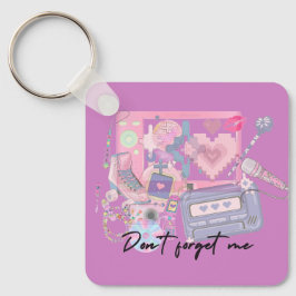 Hartslagen van de jaren 2000 – Roze Nostalgie Sleu Sleutelhanger