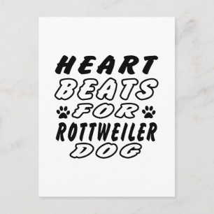 Hartslagen voor rottweiler briefkaart