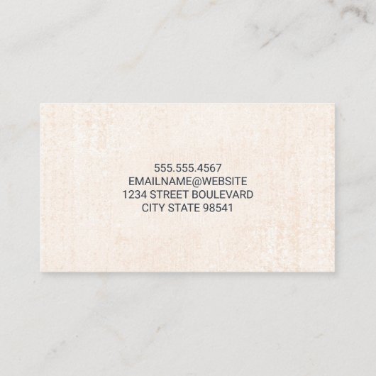 Hartslagmeter | Textuur achtergrond Visitekaartje (Achterkant)