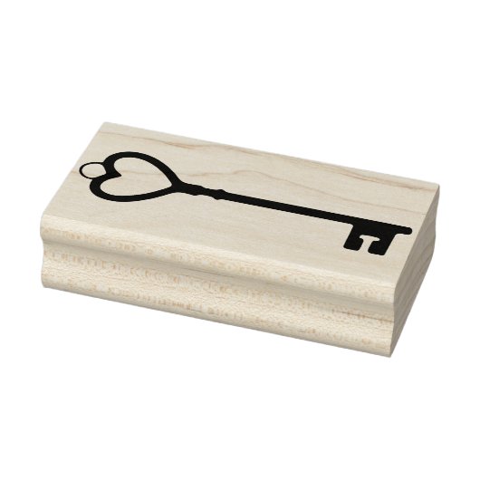 hartsleutelstempel rubberstempel (Stempel)