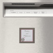 Hartslot Bruiloft Magneet Favor (Insitu (Vaatwasser))