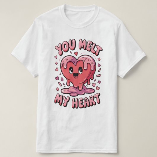 hartsmelting t-shirt (Design voorkant)