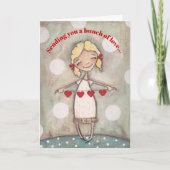 Hartsnaren - Birthday Kaart (Voorkant)