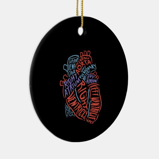 Hartspecialist Anatomie Doctor Medische biologie Keramisch Ornament (Rechts)