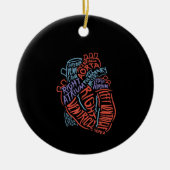 Hartspecialist Anatomie Doctor Medische biologie Keramisch Ornament (Voorkant)