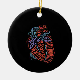 Hartspecialist Anatomie Doctor Medische biologie Keramisch Ornament