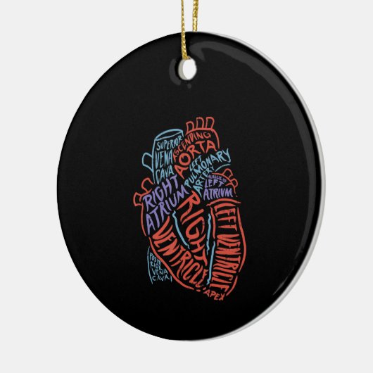 Hartspecialist Anatomie Doctor Medische biologie Keramisch Ornament (Links)