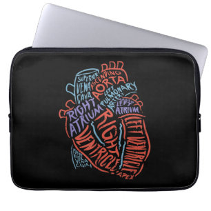 Hartspecialist Anatomie Doctor Medische biologie Laptop Sleeve