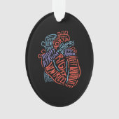 Hartspecialist Anatomie Doctor Medische biologie Ornament (voorkant)