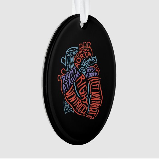 Hartspecialist Anatomie Doctor Medische biologie Ornament (voorkant)