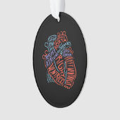 Hartspecialist Anatomie Doctor Medische biologie Ornament (voorkant)