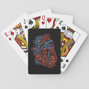 Hartspecialist Anatomie Doctor Medische biologie Pokerkaarten