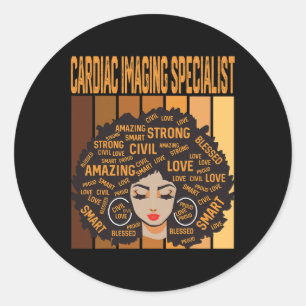 Hartspecialist beeldvorming Black History Month Pr Ronde Sticker