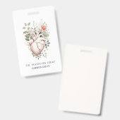 Hartspecialist Dokter Badge (Voor- en achterkant)