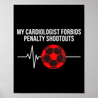 Hartspecialist Strafschop Fun Fan Van Voetbal Poster