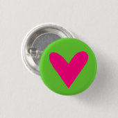 hartspeld ronde button 3,2 cm (Voorkant /achterkant)