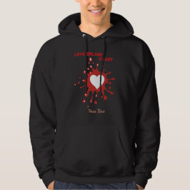 Hartsplash-kunst – Creatieve liefdesuitdrukkingson Hoodie