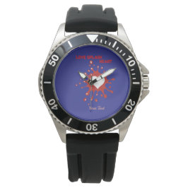 Hartsplash-kunst – Creatieve liefdesuitdrukkingson Horloge