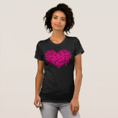 hartsplatten van de buik t-shirt (Voorkant volledig)