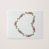  hartspleet van bloemen voor mam legpuzzel (Horizontaal)