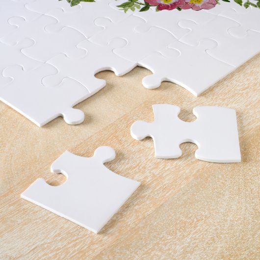  hartspleet van bloemen voor mam legpuzzel (Zijkant)