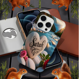 Hartsteen bij de rivier iPhone 15 pro case