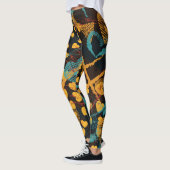 Hartsterren geometrie: leuk  patroon leggings (Links)
