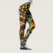 Hartsterren geometrie: leuk  patroon leggings (Rechts)