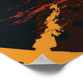 Hartsterren geometrie: leuk patroon poster (Hoek)