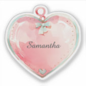 Hartsticker, Elke Naam, Baby, Kinderen, Meisje Sticker (Voorkant)