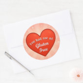 Hartsticker Ronde Sticker (Envelop)