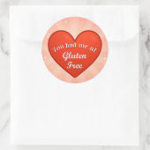 Hartsticker Ronde Sticker (Tas)