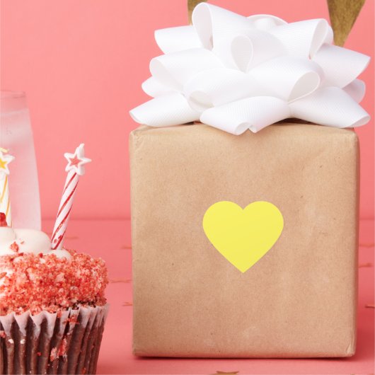 Hartstickers Hart Sticker (Feest)