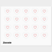Hartstickers Hart Sticker (Vel)