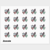 Hartstickers Ronde Sticker (Vel)