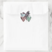 Hartstickers Ronde Sticker (Tas)