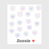 Hartstickers sticker (Vel)