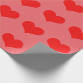 Hartstikke Cute Valentijnsdag Trouwdag Verjaardag Cadeaupapier (Hoek)